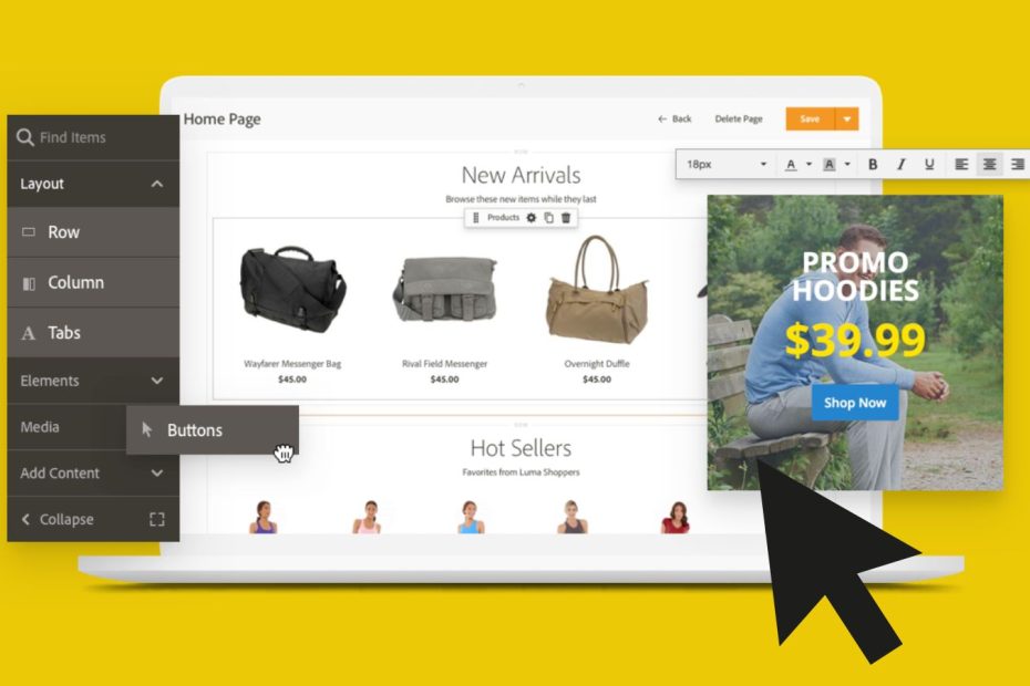 Adobe Magento Page Builder