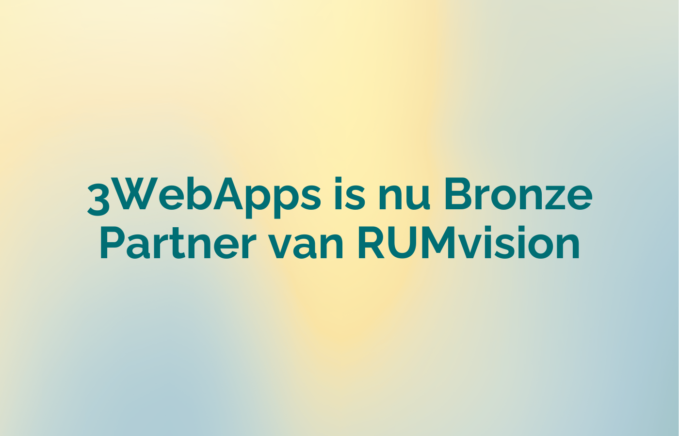 Bronze Partner RUMvision