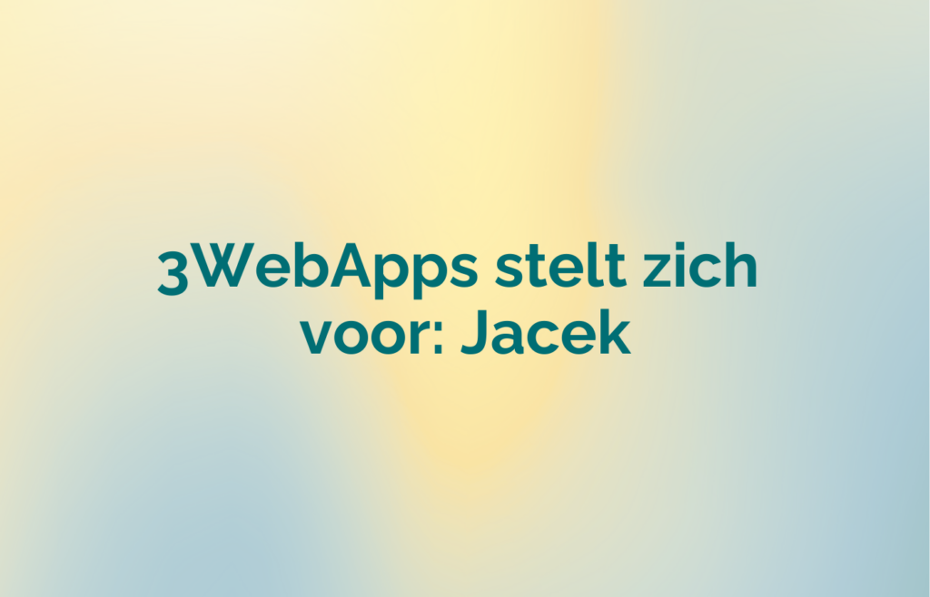 Jacek Blog Cover