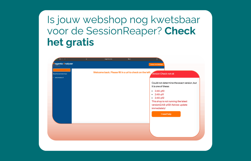 Is jouw webshop nog kwetsbaar voor de SessionReaper? Check het gratis